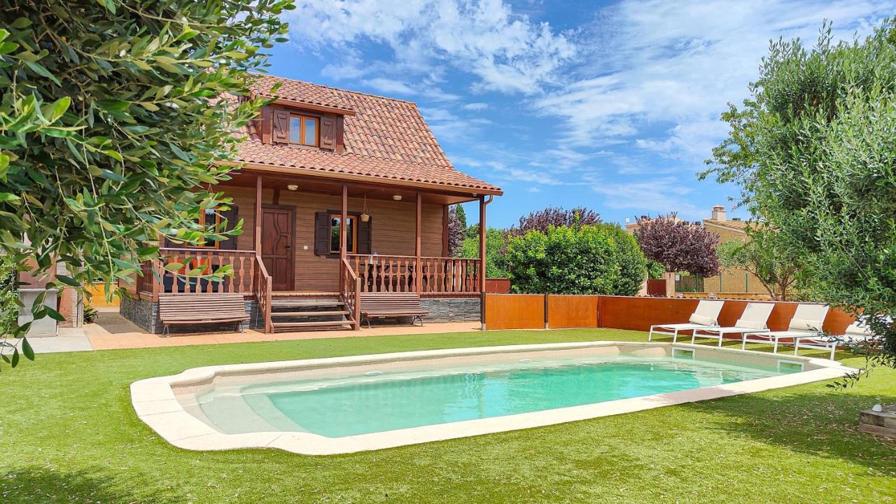 Villa Casita De Madera Gerona Exterior foto